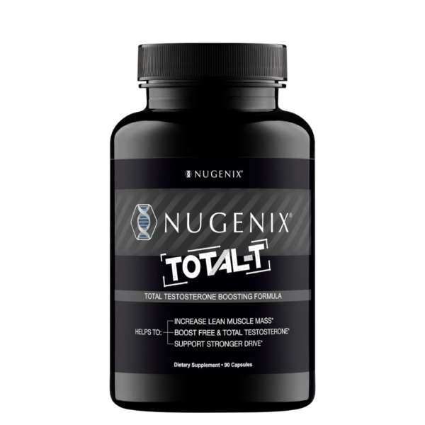 Nugenix Total-T, Free and Total Testosterone Booster Supplement for Men, 90 Count